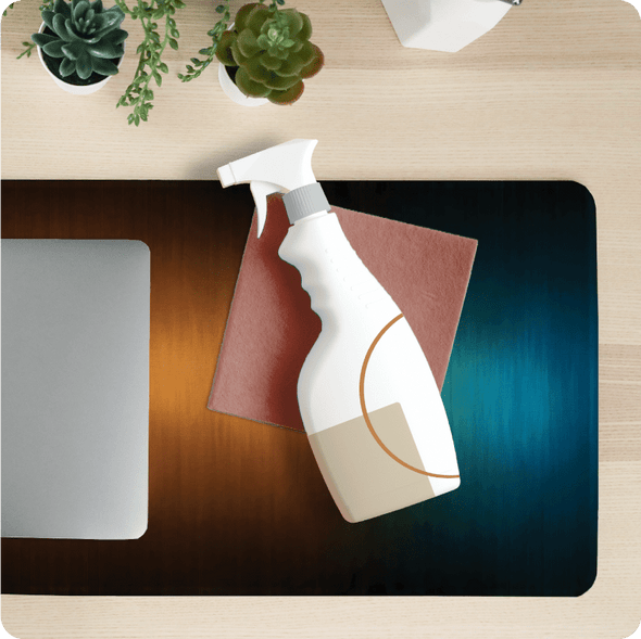 Brushed Copper Desk Pad - The Modern Stationery