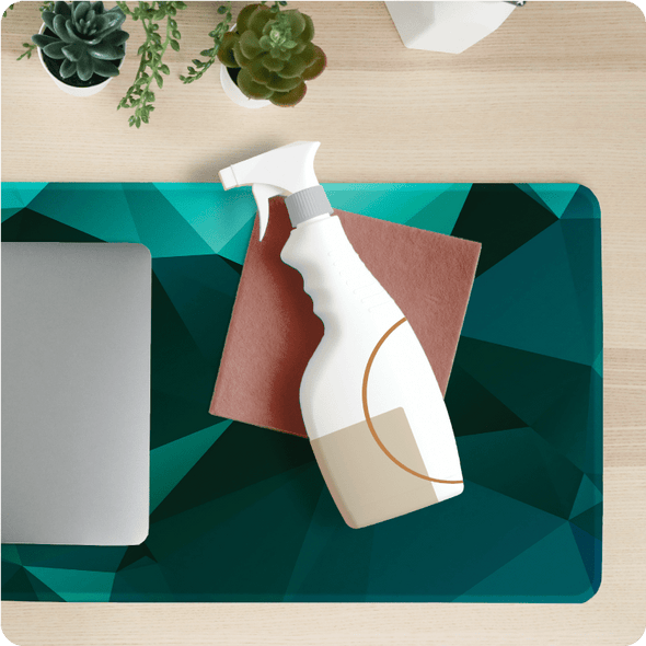 Green Polygon Desk Pad - The Modern Stationery