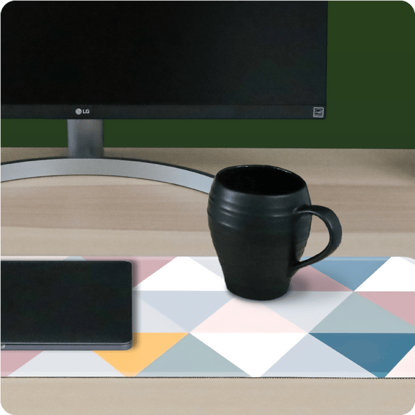 Triangle Pattern Desk Pad - The Modern Stationery