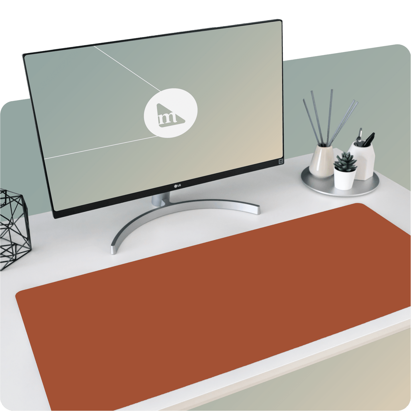 Genuine leather desk pad hot sale