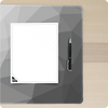 Gray Polygon Desk Pad - The Modern Stationery