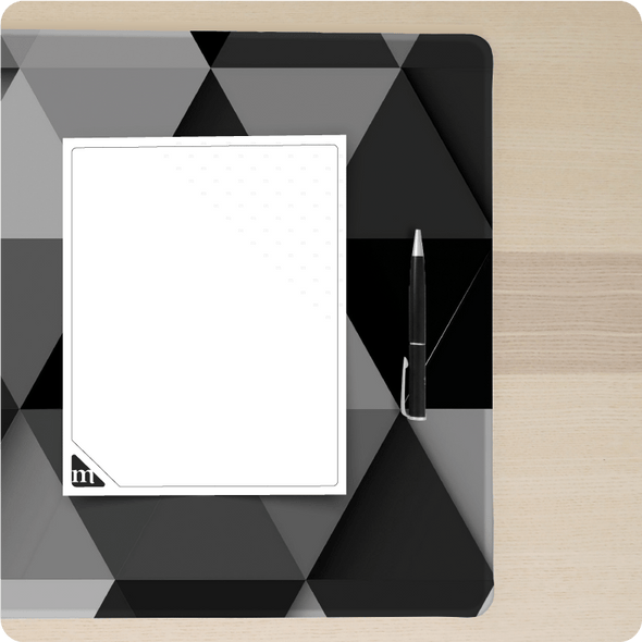 Triangle Pattern Desk Pad (V3) - The Modern Stationery